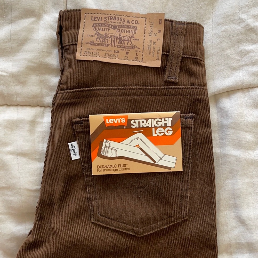 Dead stock corduroy Levi’s